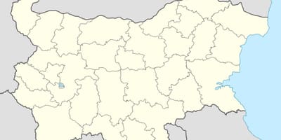 Kaart van Bulgarye kaart vector