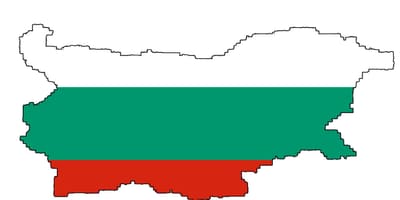 Bulgarye kaart vlag